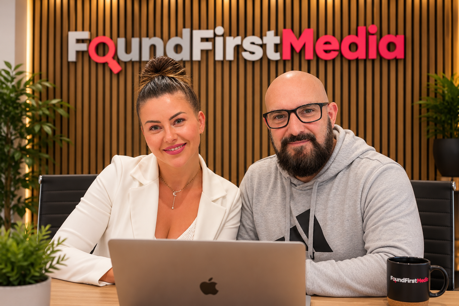 Found First Media web design team working at their Norwich studio